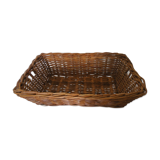 Wicker storage basket