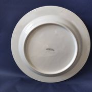Set of 6 dinner plates and 4 dessert plates, made of porcelain.