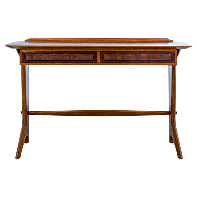 Console Ico Parisi walnut Italy 1950s