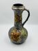 Vase vintage floral en relief