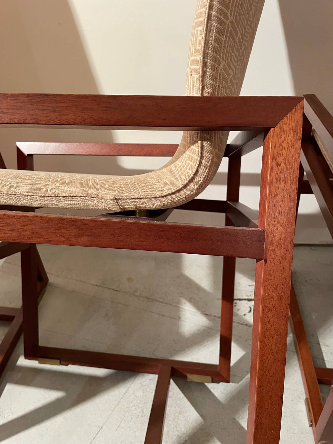 4 chaises Pierre Balmain, 1980