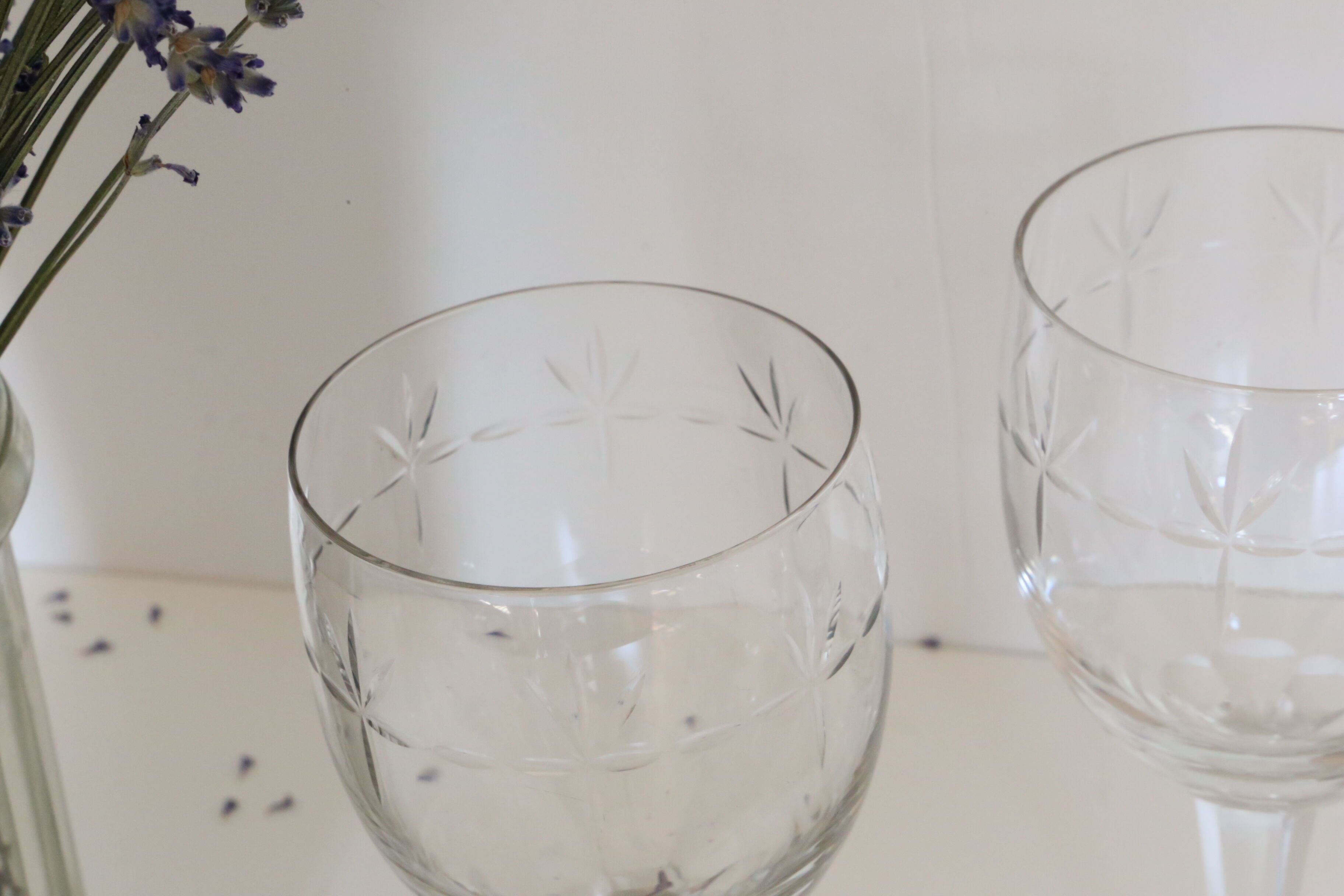 Wine glasses from the 1940