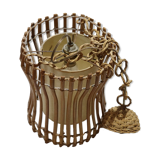 Rattan hanging lamp
