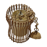 Rattan hanging lamp