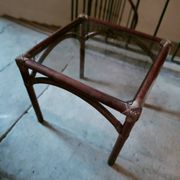 Side table, rattan accent table