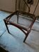 Side table, rattan accent table