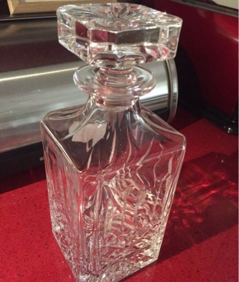 Baccarat crystal whiskey decanter