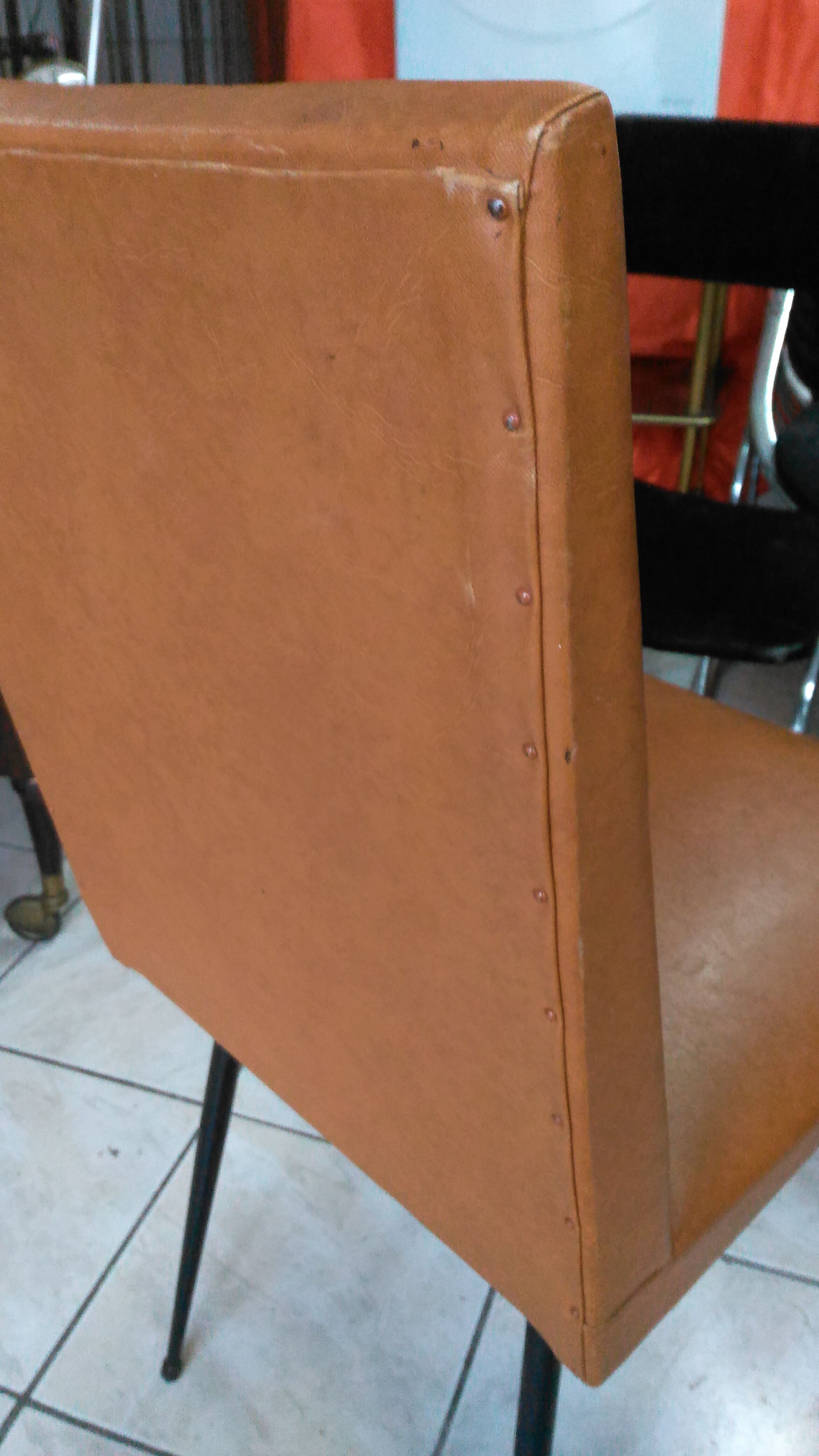 Chair faux leather