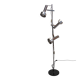 Three-spot floor lamp in chrome metal by Philips, Netherlands circa 1970.