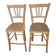 Paire de chaises bistrot hautes années 50