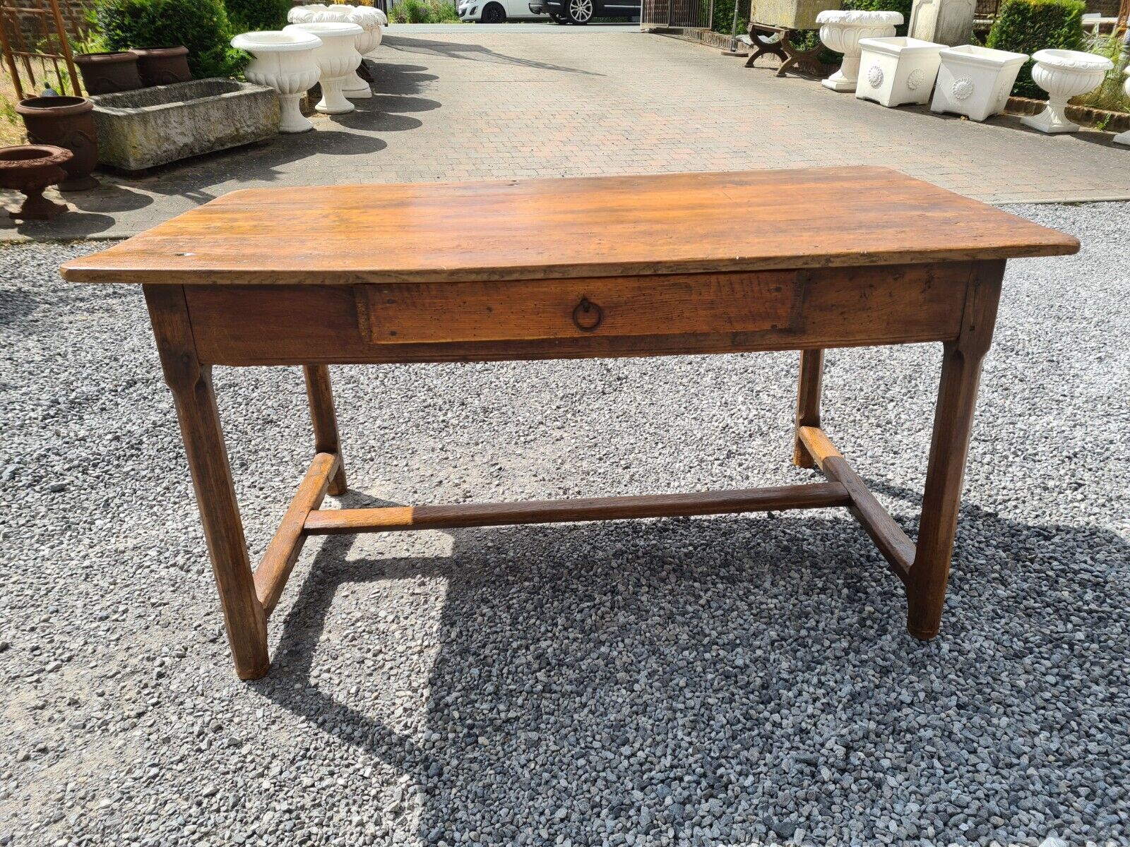 Oak farmhouse table