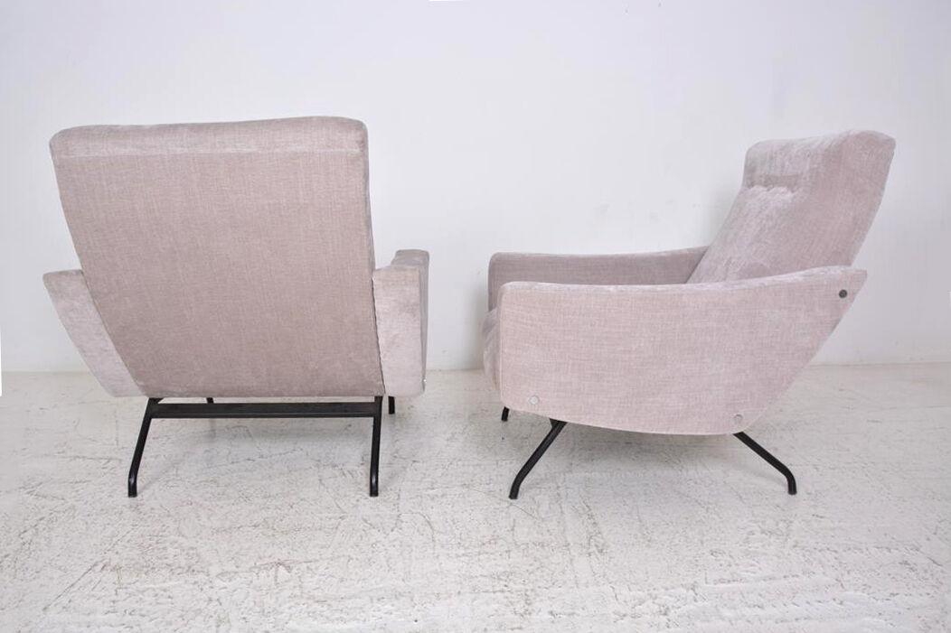 Paire de fauteuils modèle "Galion" création de Gilbert Steiner, éditions Steiner., 1955