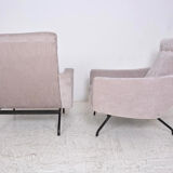 Pair of armchairs model "Galion" designed by Gilbert Steiner, published by Steiner, 1955
