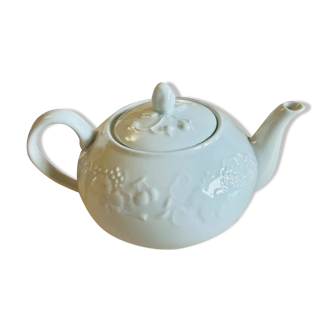 Théière en porcelaine blanche – Modèle "California" par Philippe Deshoulièr