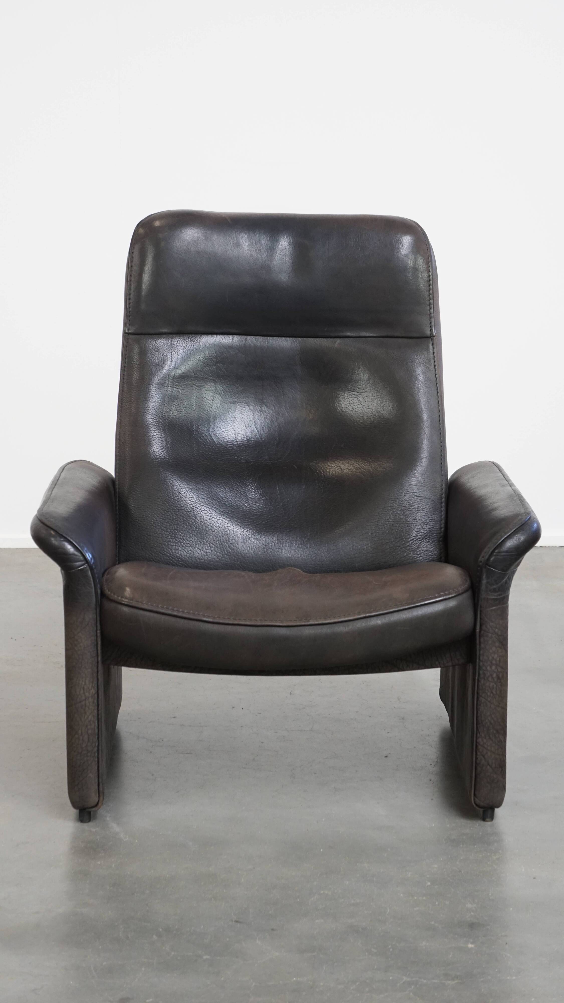 Vintage Leather Design Armchair by De Sede, Model DS50