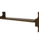 Vintage wooden wall shelve rack bookshelf in oak wood minimalist