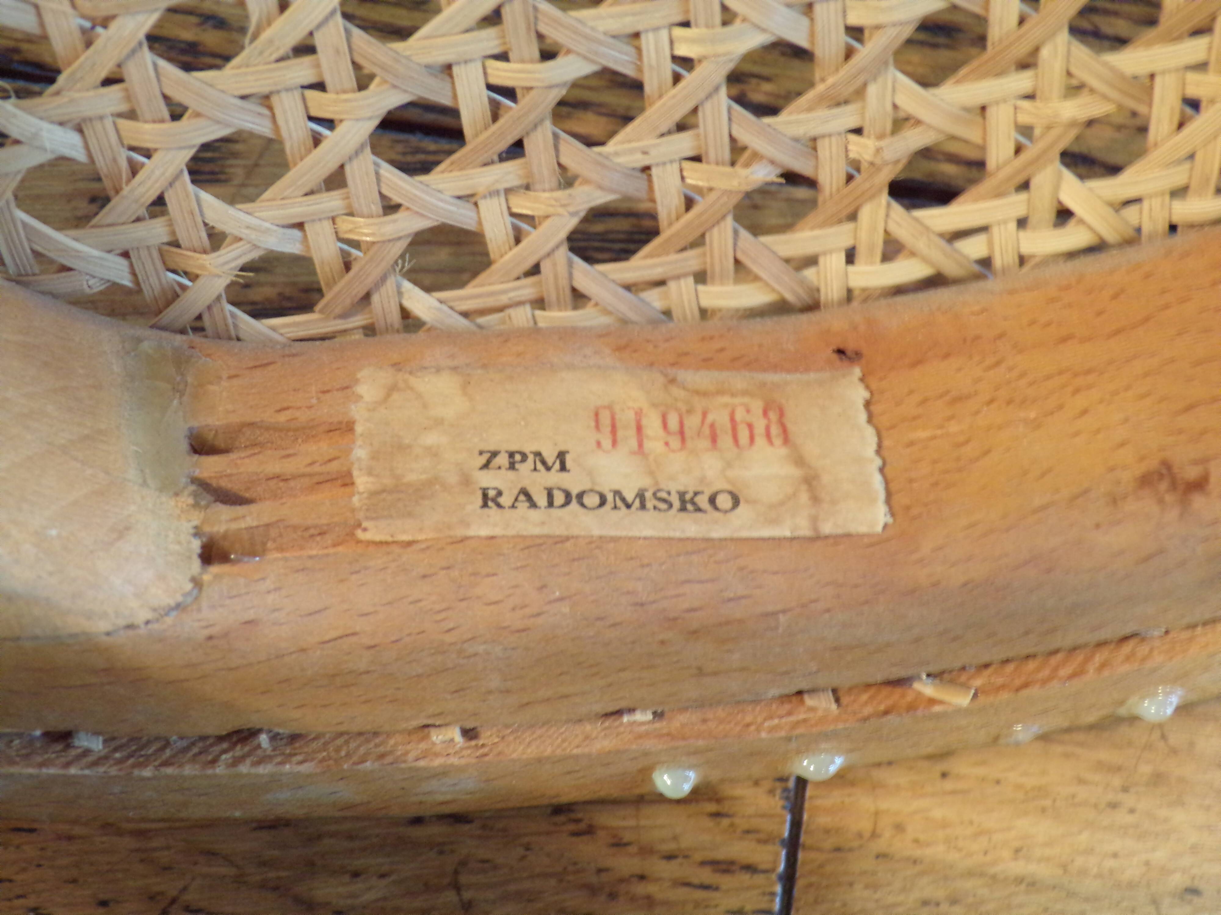 2 armchairs n°11 design Michael Thonet for ZPM Radomsko