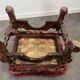 Fauteuil Curule, X-frame chair, William & Mary avec son repose-pied XVIIe