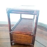 Rattan support cabinet 1960s