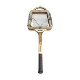 Raquette tennis ancienne slagenzer en bois et cuir  vintage