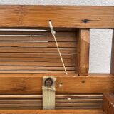 Folding bamboo lounge chair from the early 20th century