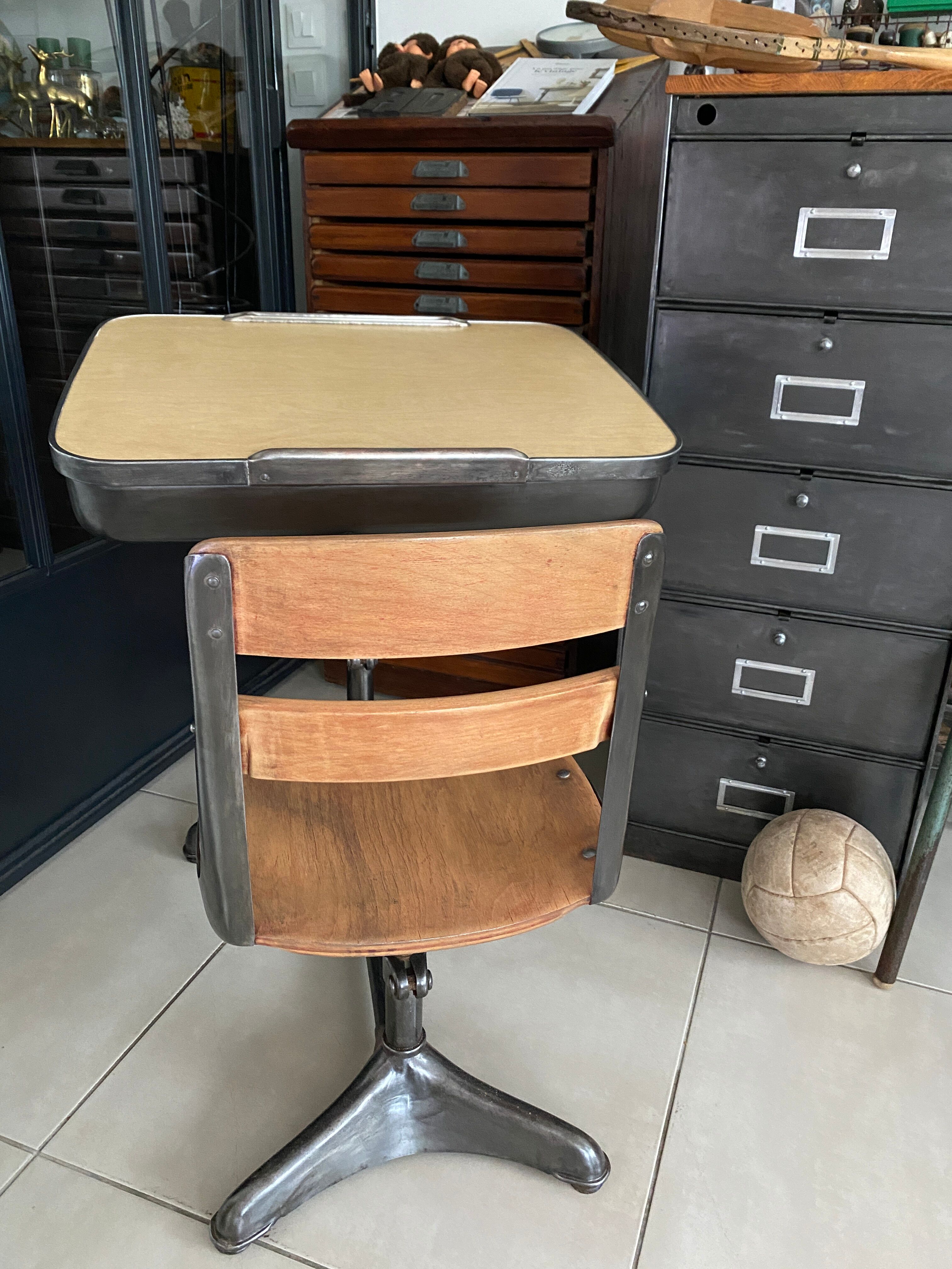 Vintage American school desk