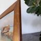 Framed oil painting fisherman L. Garcin