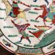 Ancient Plate War Cavalry Wucai Famille Verte Ming Qing Kangxi China