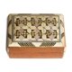 Old wooden box and mother-of-pearl