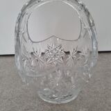 Bohemian crystal fruit basket