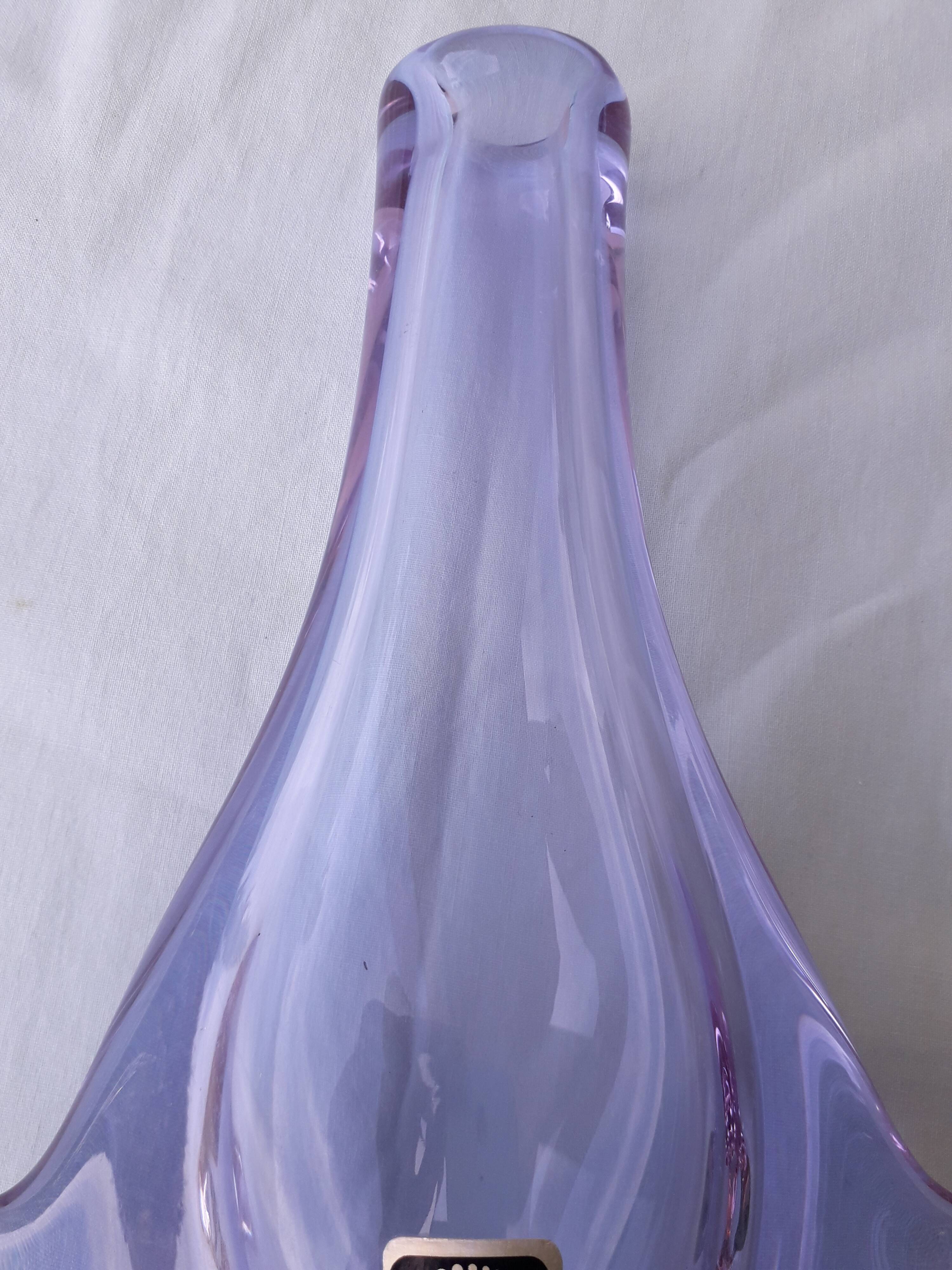 Glass vase Zelezny Brod