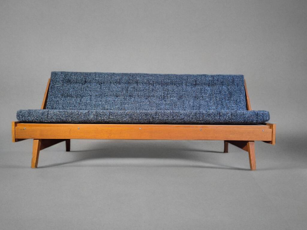 Hikor Pisek daybed sofa, Vintage Czech 1960s