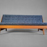 Hikor Pisek daybed sofa, Vintage Czech 1960s