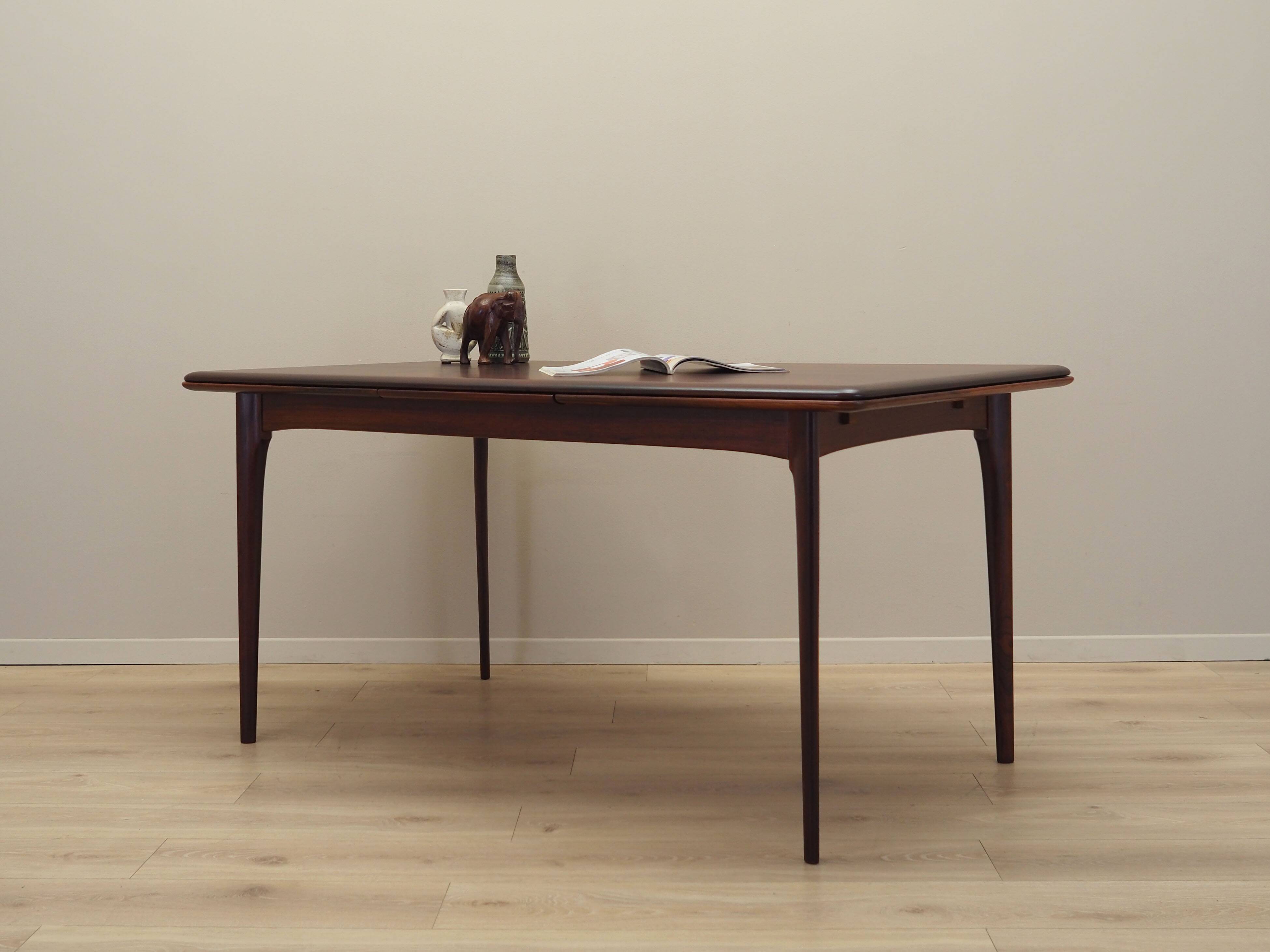 Rosewood table, Danish design, 1970s, production: Denmark