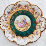 Porcelain dish Karlsbader decoration after Fragonard