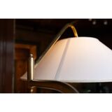 Brass and marble floor lamp, Italy 1950s