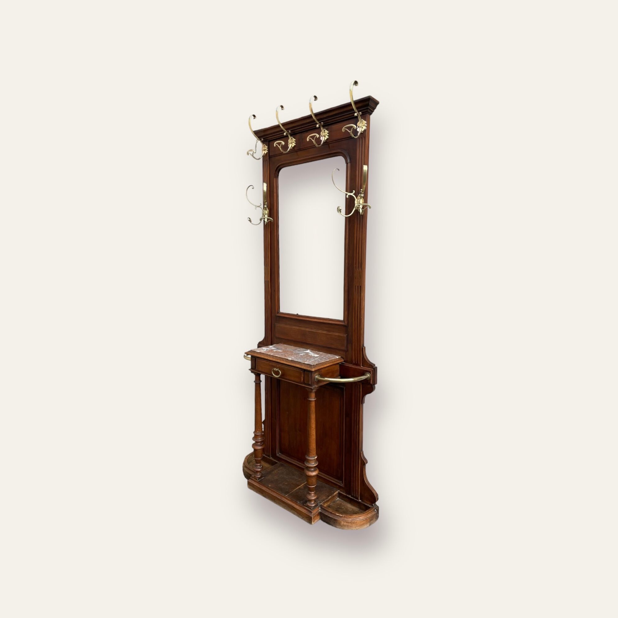Coat rack cloakroom Napoleon III XIXth