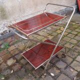 Rolling dessert trolley from the 1960s