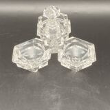 Saleron triple en verre – 1024DA10