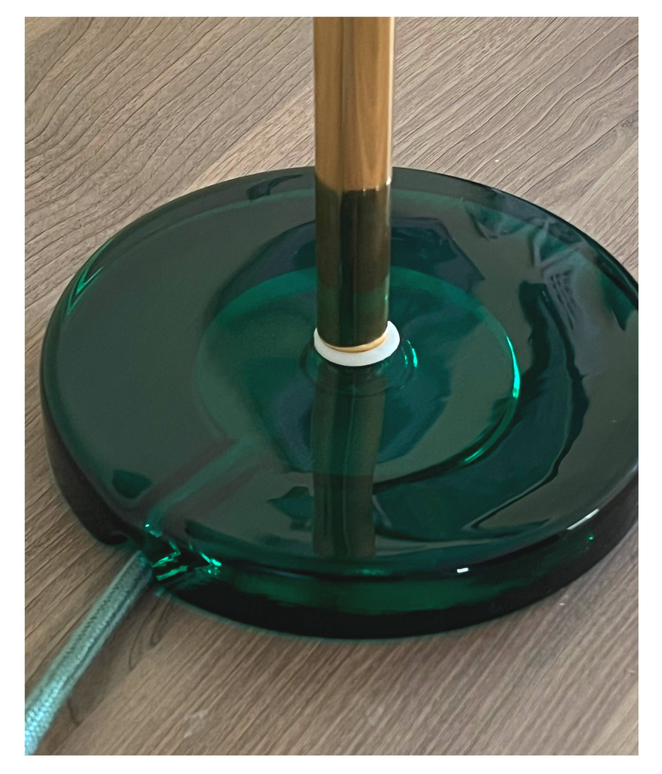 Vintage Murano Glass Table Lamp, 70s
