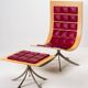 Saporiti Italia "Voyager" lounge chair and ottoman by Gaby Fois Dorell