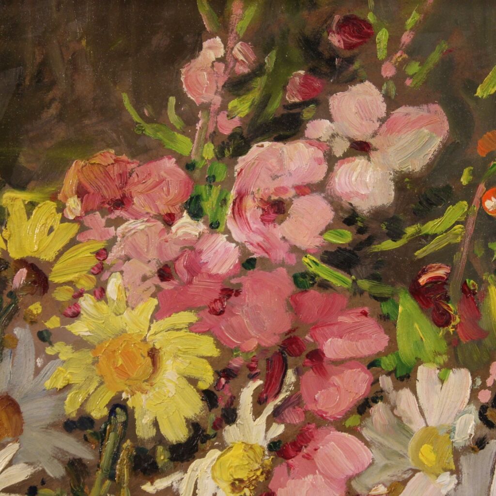 Signed still life from 20th century