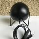 Lampe boule orientable noir à poser