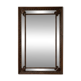 Large antique mirror in carved wood