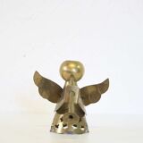 Brass angel candle holder
