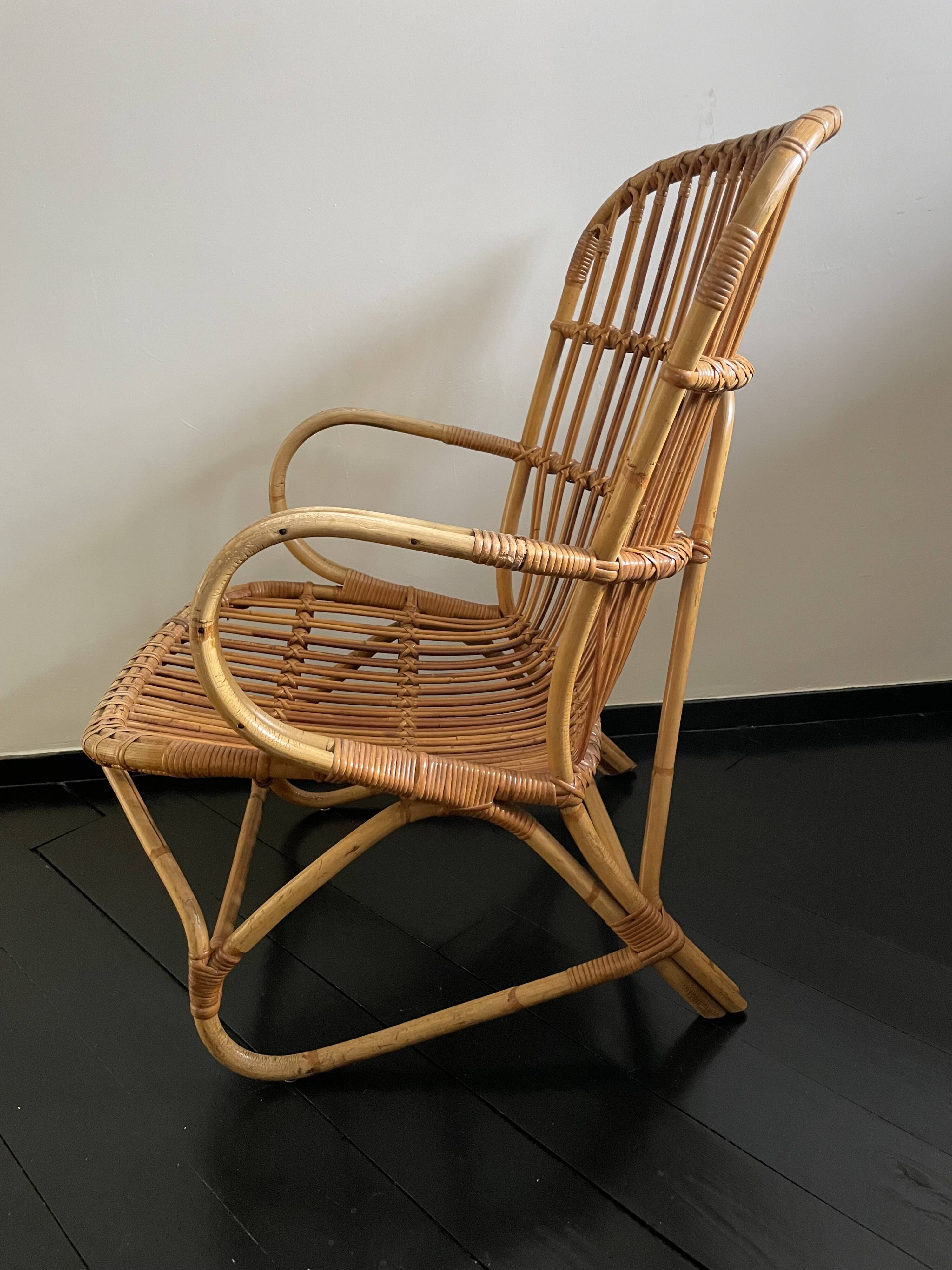 His and hers rattan lounge chairs, Rohé Noordwolde