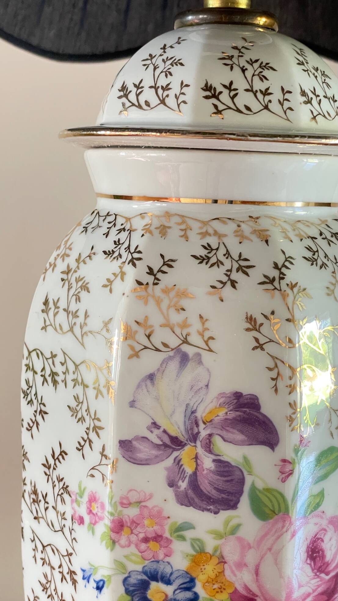LAMP Porcelain from LIMOGES France