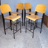 4 vintage design bar top stool