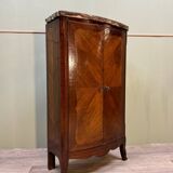 Curved furniture in louis xv period marquetry xviii eme century