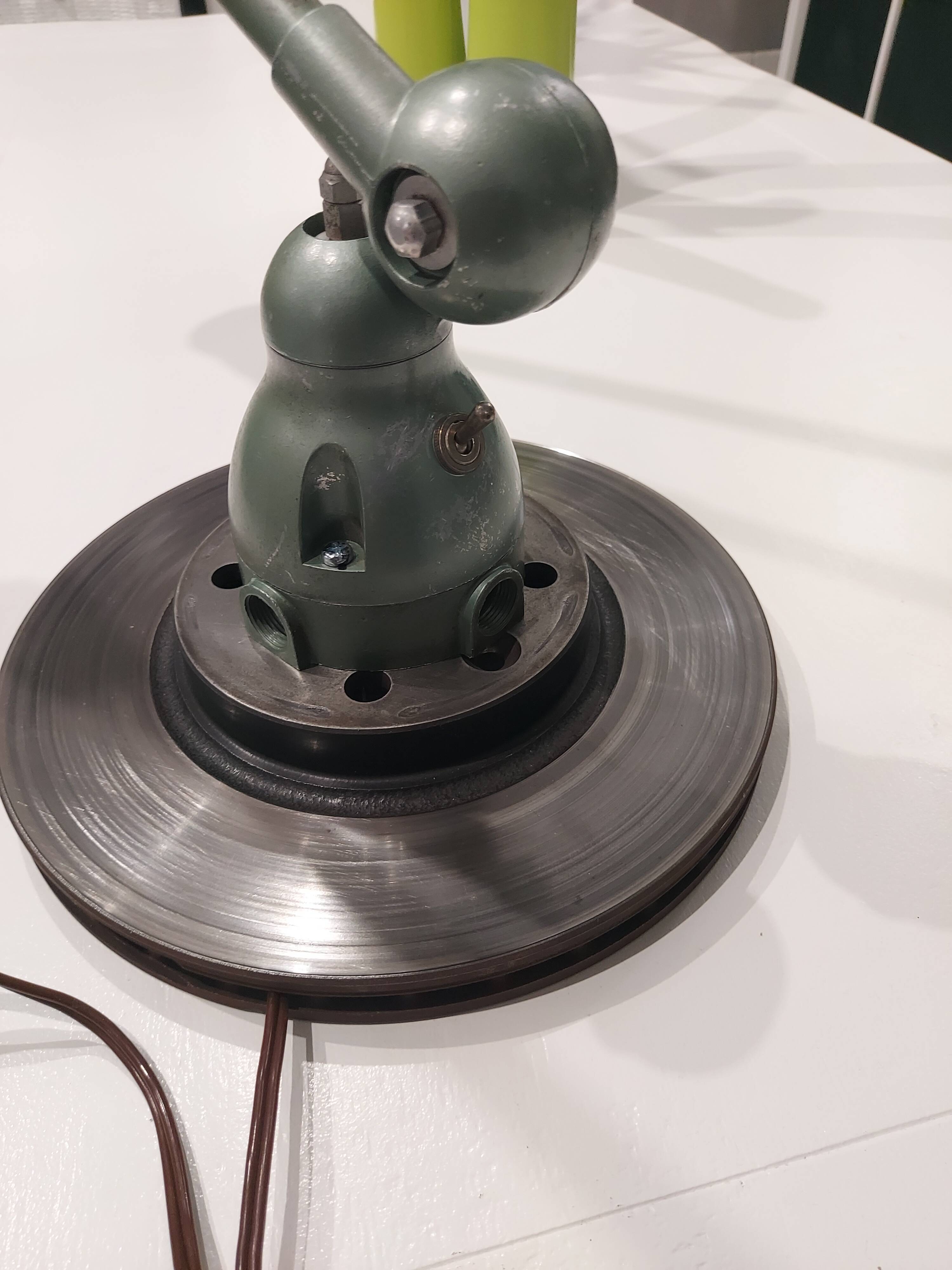 Industrial lamp by Jean Louis Domecq for Jielde, vintage 1950s